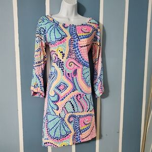 Lilly Pulitzer Colorful Long Sleeve Dress